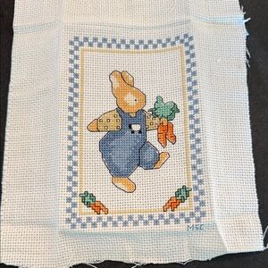 Charming Bunny Tapestry  with Carrots Peter rabbit nursery